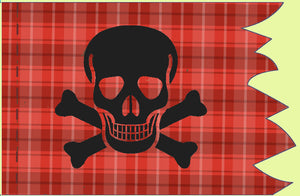 Pirate Flag, Cubby Flag or Party Banner - 6670 - Mat included