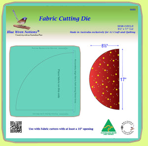 Semicircle 17" x 8½", Magic Series (6689) - Christmas Tree Napkin instructions and Mat included