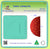 Semicircle 17" x 8½", Magic Series (6689) - Christmas Tree Napkin instructions and Mat included