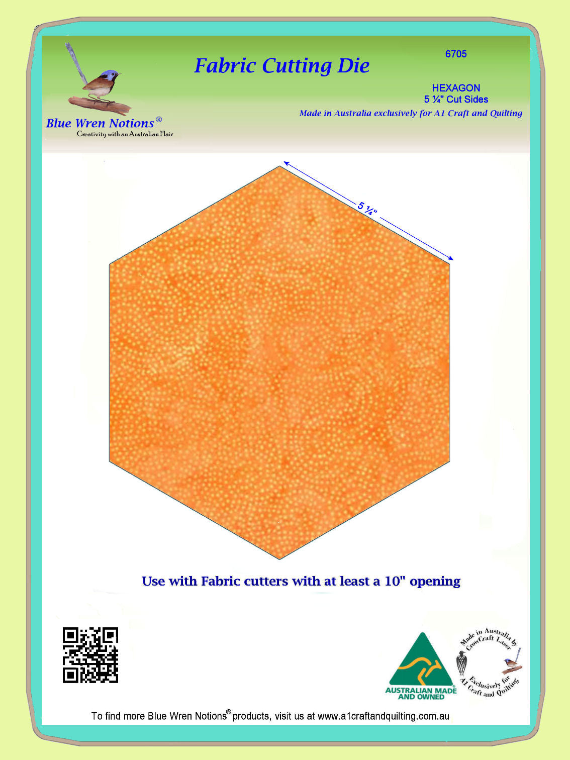 Hexagon Set, 5¼" cut sides  - 6705