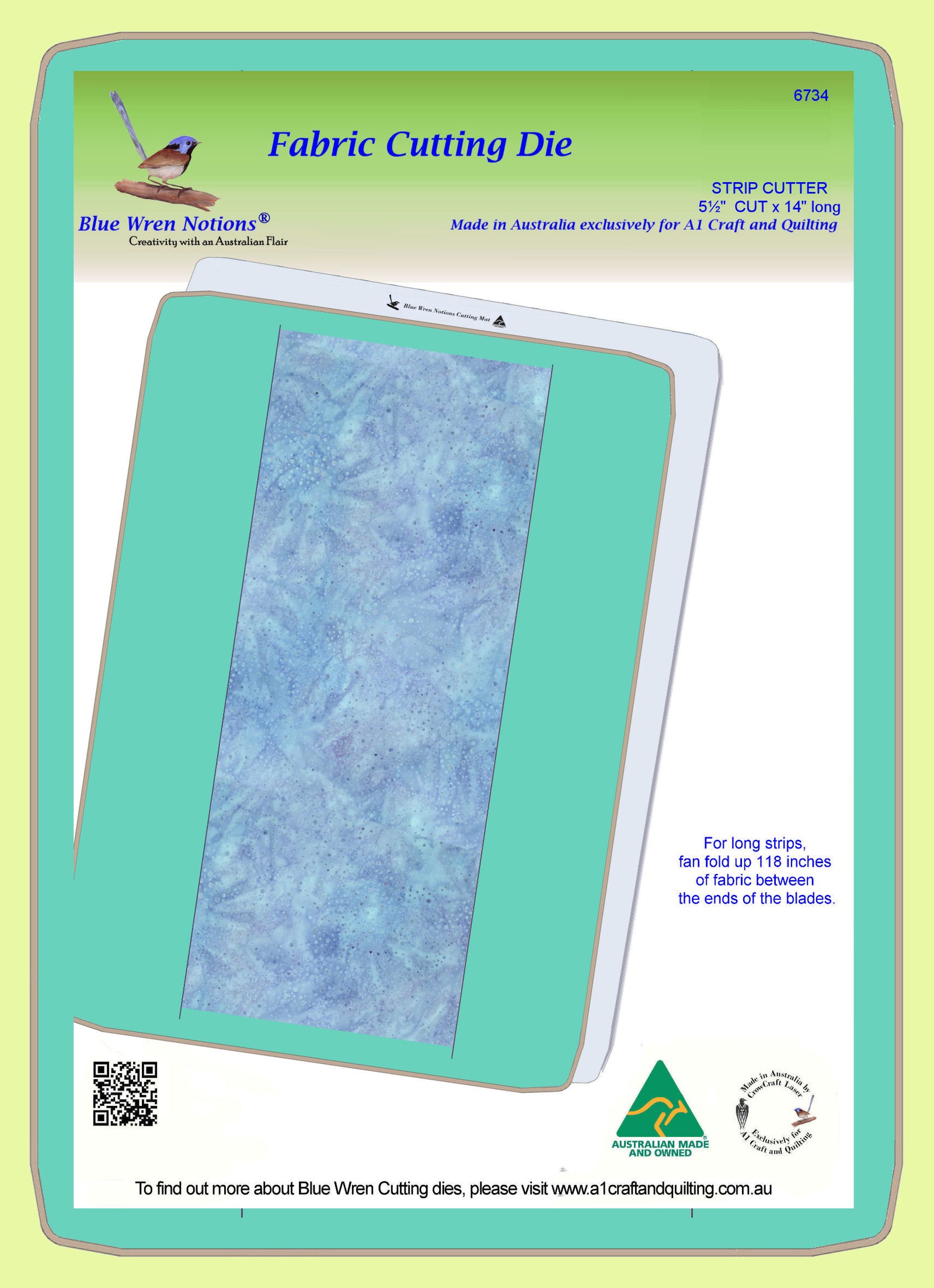 Strip Cutter - 5½" - 6734, Mat Included!