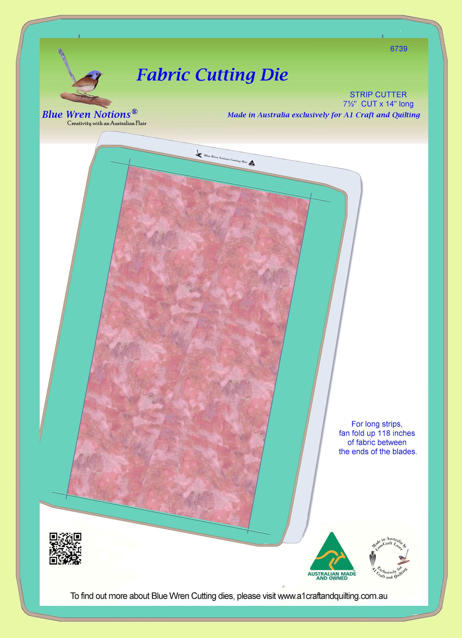 Strip Cutter - 7½"  -  6739, Mat Included!