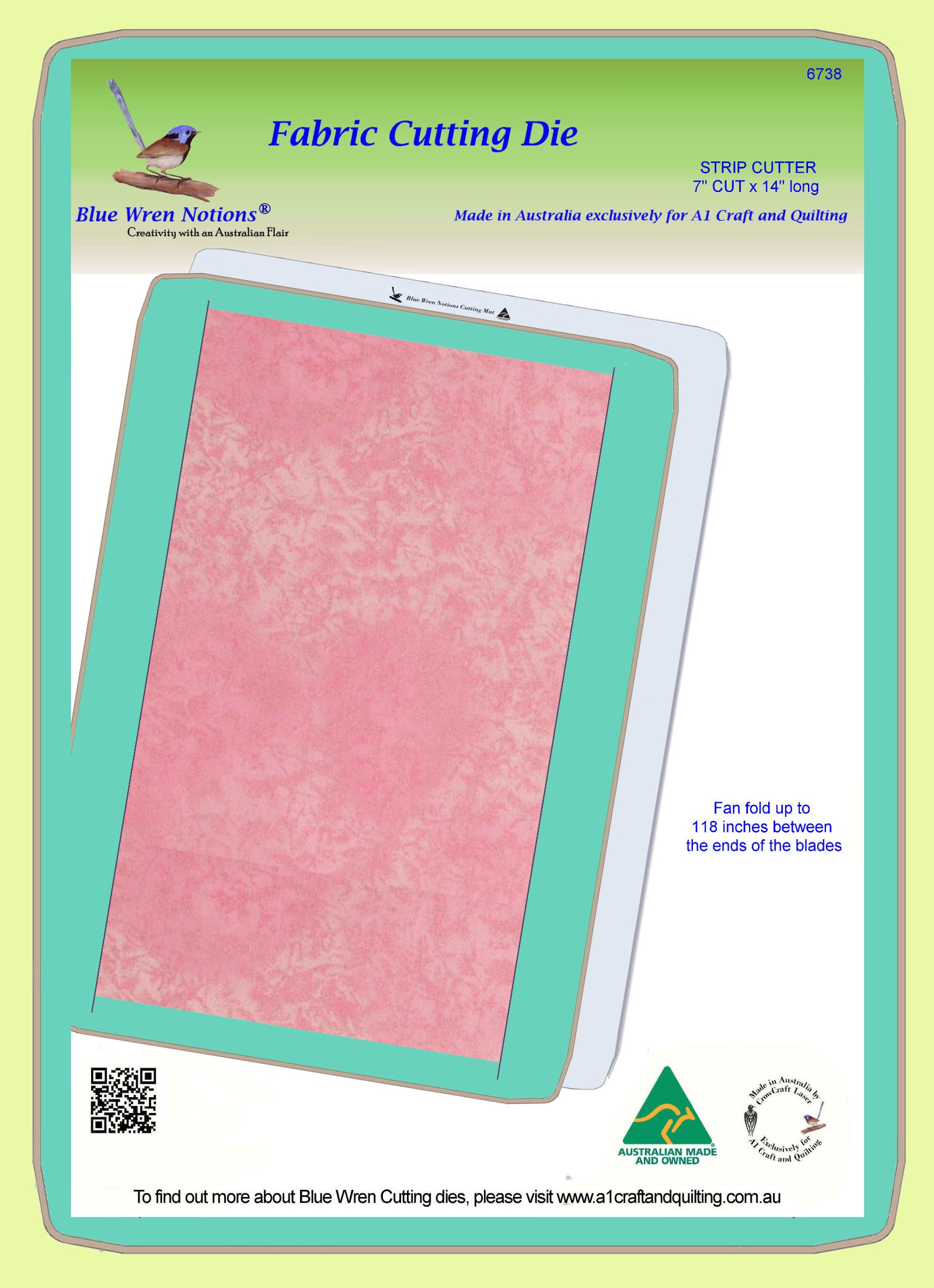 Strip Cutter - 8" - 6740, Mat Included!