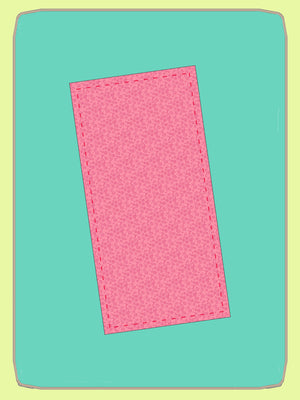 Rectangle 5" x 10" cut, (4½"x 9½" finished) - 6764 - includes cutting mat