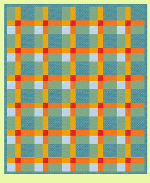Criss Cross  Scrap Buster 10"finished block- 9004, was 6872 -  mat included