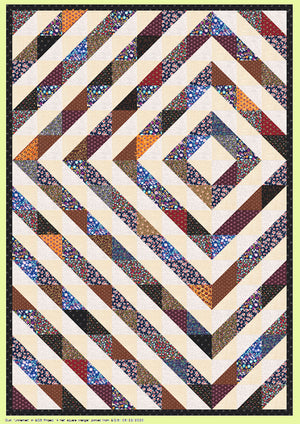 Triangle, Half Square 4½" cut, 4" finished - 6387, for 10" or 5" squares - Mat (2612) included.