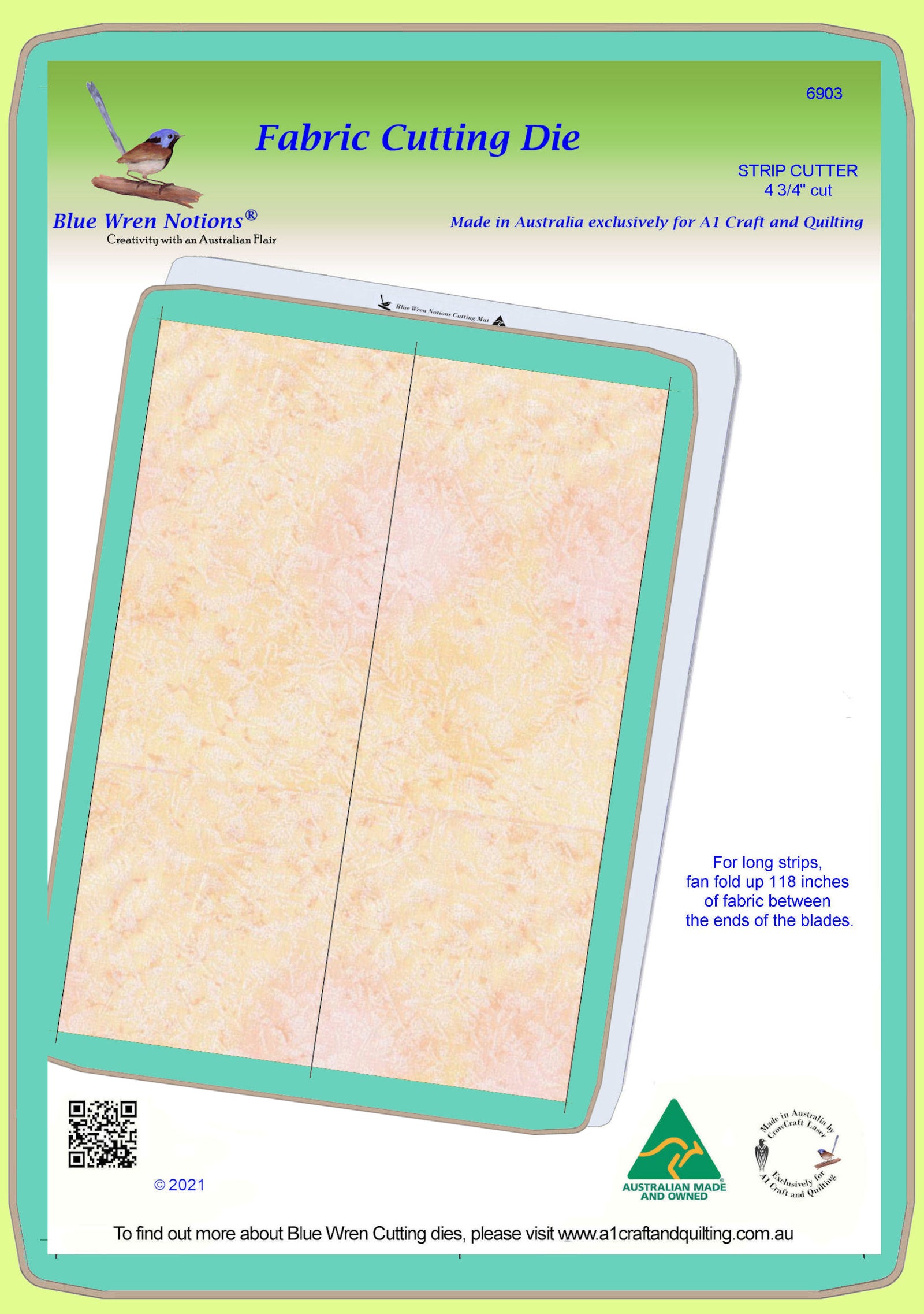 Strip Cutter - 4 3/4" cut - 6903, Mat Included!