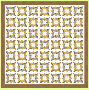 Tangled Star - 6965 - makes a 10" block - mat included