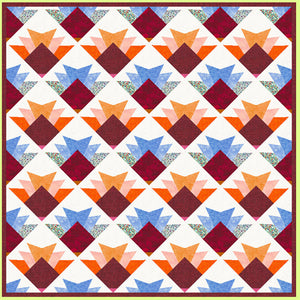 Grandmother's Pride -10" finished block - 6982 - mat included