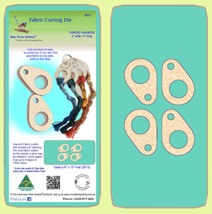 Thread Hangers, 3" long, 2" wide - Paper cutting - 8001 -mat included