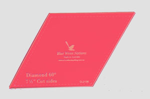 Diamonds 60 degree, 7½" cut sides - CL2138