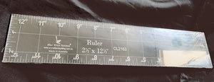 Ruler 12½" x 2½" - CL2163