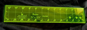 Ruler 12½" x 2½" - CL2163